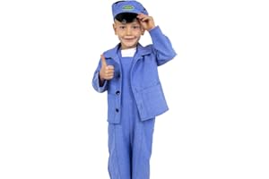 Pretend to Bee Déguisement de conducteur de Train pour Enfant 3/5 Ans, Multicolore