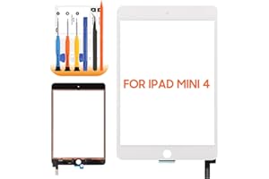 AGCUT Touch Screen Replacement for iPad Mini 4 2015 7.9 inch Digitizer for iPad Mini4 2015 A1538 A1550 TouchScreen Glass Panel Lens with Repair Tools (Not Include LCD) (White)