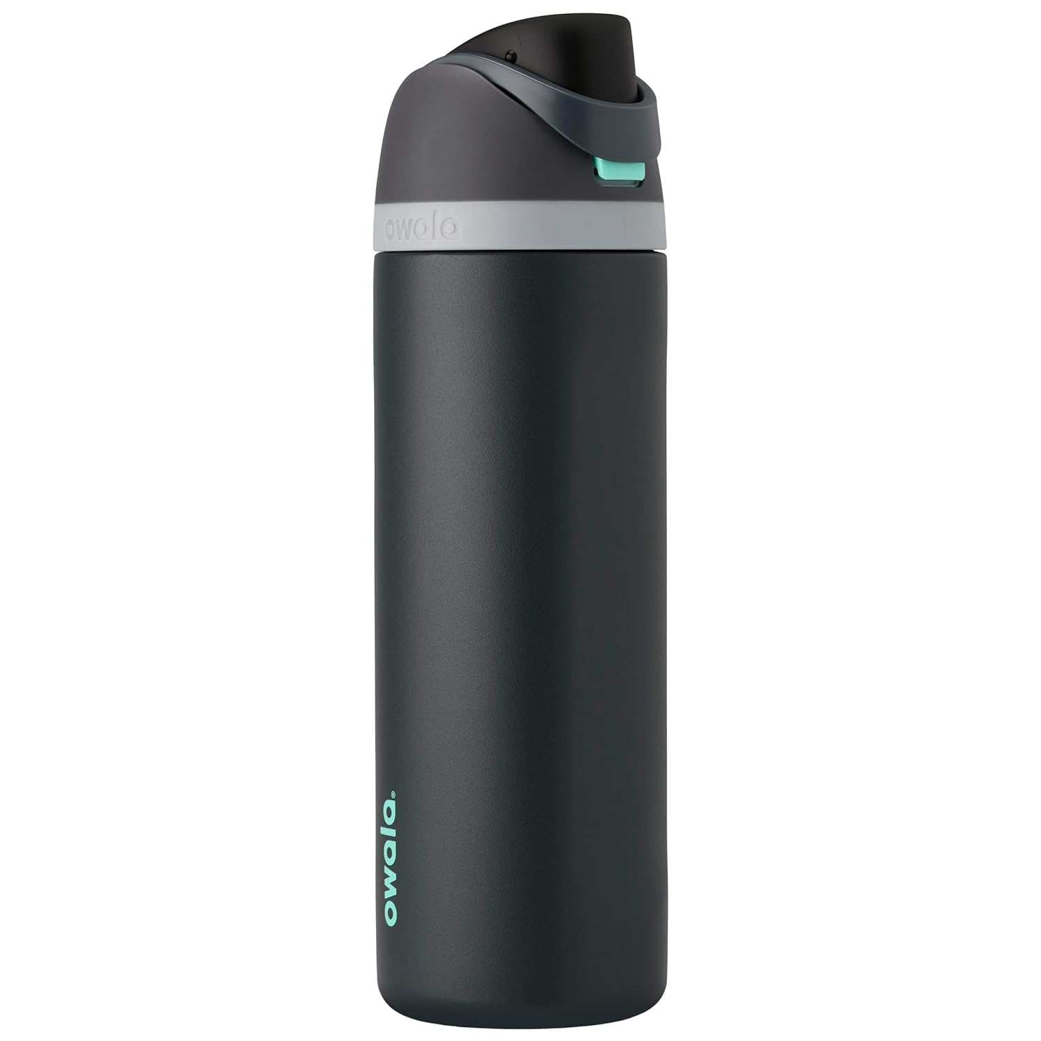 Owala FreeSip Isolierte Edelstahl-Trinkflasche, 710ml, Foggy Tide | Isolierter Edelstahl | Auslaufsicherer Deckel | BPA-frei, bleifrei und phthalatfrei | 2-in-1-Trinkverschluss
