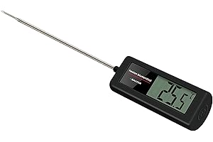 Heston Blumenthal Precision by Salter 557 HBBKCRUP Indoor/Outdoor Meat Thermometer - Air Fryer 180 mm Probe, Quick Readings, Ultimate Precision, Water Resistant, Probe Case, Jam Making, BBQ, Baking