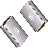 Duttek DisplayPort 2.1 Female to Female Adapter, 8K Display Port (DP) Female to Display Port (DP) Female Adapter 8K@60Hz for