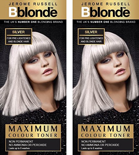 Price comparison product image Jerome Russell BBlonde Maximum Colour Toner Silver (2 PACK)
