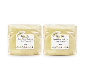 BUY WHOLE FOODS ONLINE Soya Flour (Full Fat, Heat Treated) 1kg (BWFO)