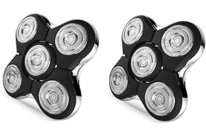 DODAER Testine di ricambio per rasoio elettrico Remington Balder RX5/XR7000/XR1500 Ultimate (confezione da 2)