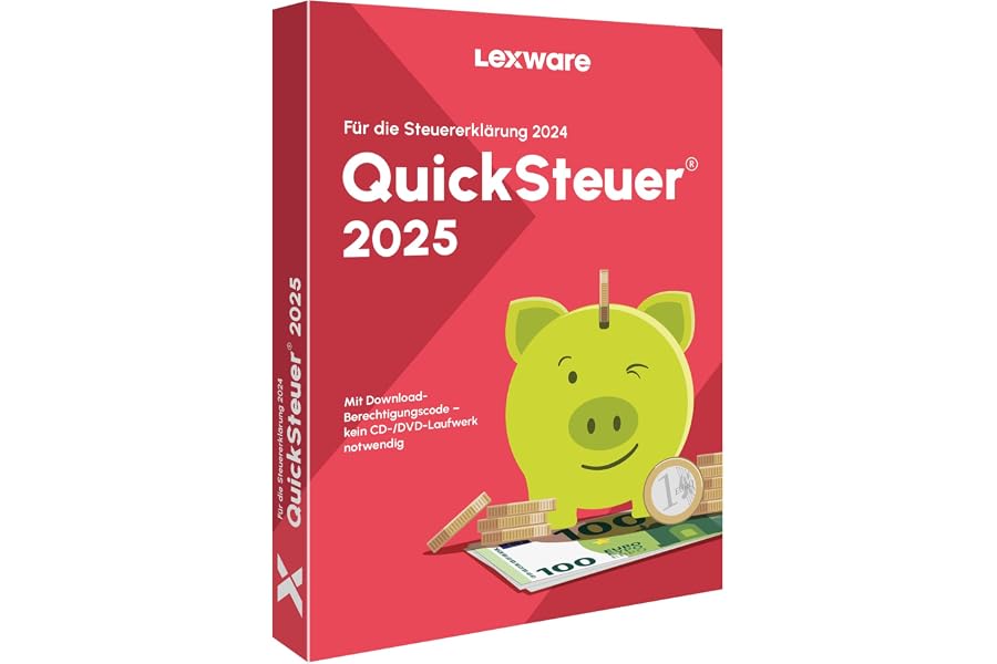 QuickSteuer 2025 (für Steuerjahr 2024) | Minibox | Private und gewerbliche Steuererklärung