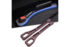 CWMMS 2 Piezas de Relleno de Huecos para Asientos de Coche para Mercedes Benz GLC Coupé C254 2024, Tiras de Relleno de Costuras Laterales del Asiento Tiras Antifugas,Bro-wn