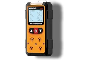 GOYOJO Detector de Fugas de Gas 4 en 1 (H2S, EX, O2, CO) - Monitor de Seguridad Confiable para el Hogar y el Lugar de Trabajo con Detección Precisa, Recargable, Construcción Resistente y Alertas Instantáneas