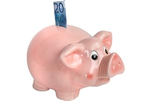 MICHEL TOYS XXL Sparschwein Piggy Pink "schönes Design"