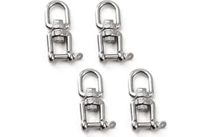 Flomore Jaw And Eye Swivel Shackle 304 Stainless Steel Boat Anchor Chain Connectors