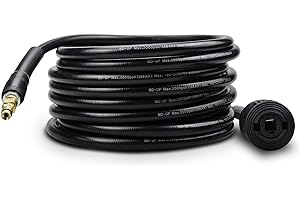 DERASL Kärcher Haute Pression Rallonge flexible Tuyau 15 m Quick Coupling renforcée Pour Karcher K2 K3 K4 K5 K6 K7