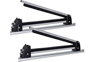 AHAKA Skidachträger für 5 Paar Ski oder 4 Snowboards Abschließbar Skihalter