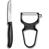 Victorinox Soyacak ve Sofra Bı&ccedil;ağı Seti, 2 Par&ccedil;a Siyah