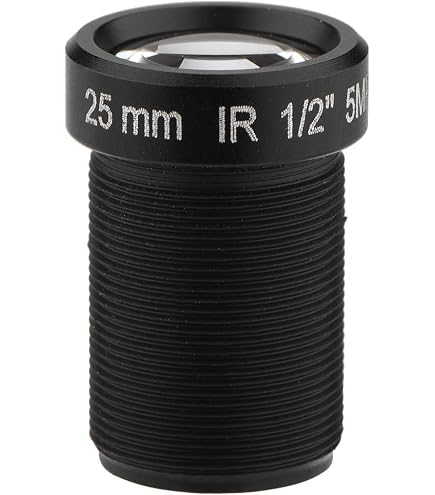 Objectif CCTV 8mm 5MP HD - Parfait Pour Caméras De Sécurité IP