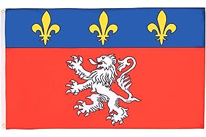 AZ FLAG - Drapeau Régions françaises - 2 œillets métalliques - Polyester 100D