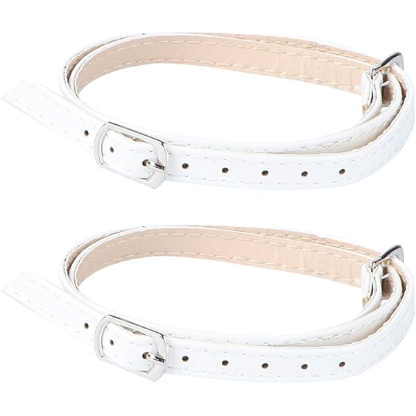 3 Paires De Lacets Pour Talons Hauts - Brides De Cheville Amovibles En Cuir PU, Ajustables, Pour Sandales Et Chaussures Habillées