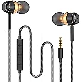 Auricolari con Filo,Cuffie,Auricolari in-Ear,Auricolare con Microfono,Sistema Audio Surround,Headset Stereo 3.5 mm Compatibil