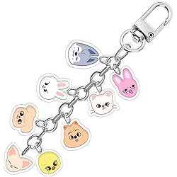 Stray-Kids Porte-clés Magnétique En Peluche 10 Cm ATE SKZ-oo Porte Stay Mignon Pendentif Boucle Réfrigérateur, Dwaekki