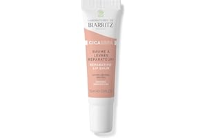 LABORATOIRE DE BIARRITZ Laboratoires de Biarritz - Baume à Lèvres Réparateur CICA REPA - Certifié Bio - Pour Lèvres Irritées et Abîmées - Enfants & Adultes - 15 ml - Fabriqué en France
