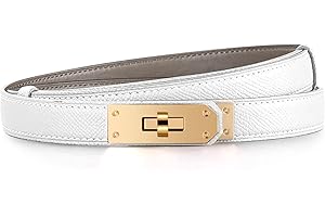 Tonsunul Gürtel Damen, Ledergürtel Damen, Metall-Drehverschluss, 55-98cm Einstellbar, Belt Women Verschiedene Optionen, Geeignet Für Jeans, Kleider, Tägliche Kleidung, Geschenke Für Frauen