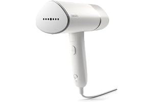 Philips 3000 Series Handheld Steamer, Compact and Foldable, 1000W Power, Up to 20g/min Steam, Ready in 30 Seconds, Safe for A