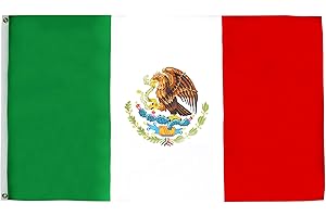 AZ FLAG Bandiera Messico 150 x 90 cm - Bandiera Messicana 90 x 150 cm