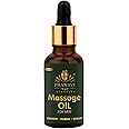 PRANAVI AYURVEDA Massage Oil for Men | Natural Strength and Stamina Booster | Quality Ingredietnts Used | No Side Effects (Pack of 1 Bottle, 30ml) (30 ml)