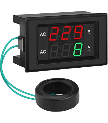Analog Amp Panel Meter 2-30A DC Ammeter Current 10-50V DC Voltmeter