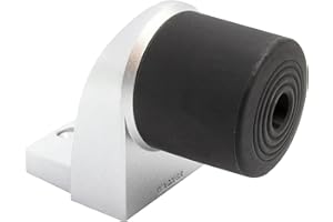 WAGNER DESIGN YOURSELF WAGNER Butoir de porte BACK DOOR - 94 x 52 x 68 mm, à visser au sol, intérieur et extérieuer, haute résistance, zinc moulé sous pression, protection en plastique, matériel de montage inclus - 15500111