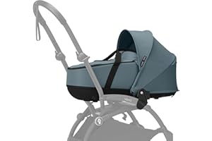 Stokke YOYO Newborn Shell, Aqua - Jusqu’à 6 Mois ou 9 kg - Inclus: Coque Semi-Dure, Double Matelas, Couvre-Pieds - Cadre YOYO nécessaire (Vendu séparément)