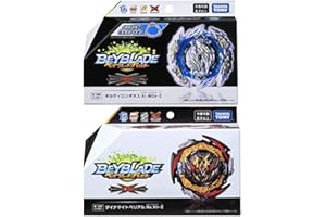 TOMY B-189 Booster Guilty Longinus.Kr.MDS-2 + B-180 Booster Dynamite Belial .Nx .Vn-2