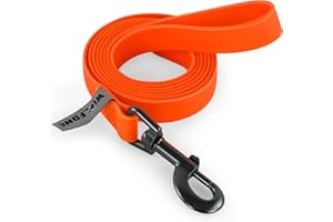 Wolfone Orange 1.5m Long Line Lead Waterproof Recall Training Dog Lead