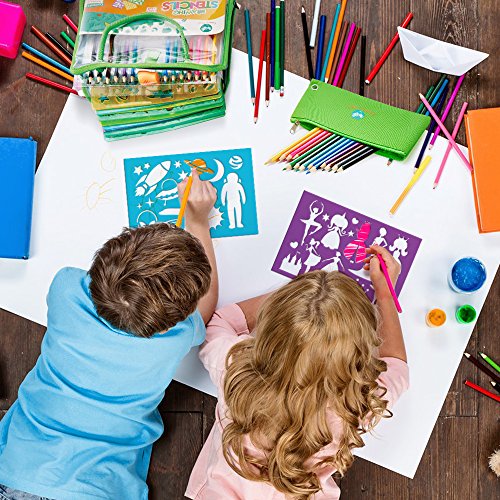 Valisette-de-Pochoirs--Dessin-pour-les-Enfants-par-Creativ-Craft-Jouet-Educatif-et-Activit-Idale-pour-les-Voyages-Eveille-la-Crativit-des-Garons-et-des-Filles-ds-4ans-Mdaille-dor--Loved-By-Parents--en