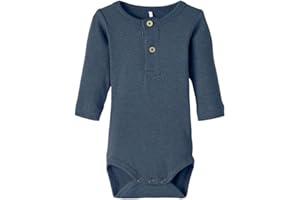 NAME IT Baby Boys' Nbmkab LS Noos Bodysuit