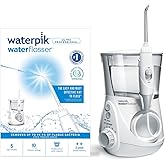 Waterpik Ultra Professional Water Flosser, 5 Tips, Advanced Pressure Control System, 10 Settings, Dental Plaque Removal Tool,