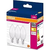 Osram Led Value CLB60 7,5W/827 3'l&uuml; E14 Duy Sarı Işık 2700K Led Mum Ampul