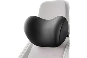 QKYDKY Almohada Cervical Coche, Almohada Cervical para Coche para Conducir, Almohada para el Cuello del Coche, Correas Ajustables para el Reposacabezas del Asiento del Coche