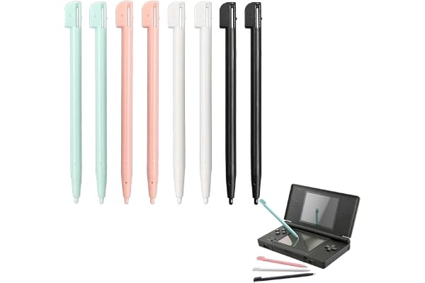 Stylet DS, Stylets pour NDS 3DS Lite DSL NDSL, Console de Jeu Stylet Plastique Console de Jeu Accessoires, Accessoire de Jeu Précis et Durable (8)