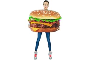 SEA HARE 3D Unisex Digitaldruck Hamburger Kostüm für Erwachsene