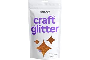 Hemway rame olografico Craft glitter 100g 3,5 once Microfine 1/256" .004" 0.1MM per Arte e Mestieri Bicchieri di carta di vetro Decorazioni fai da te progetti