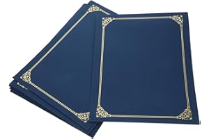 DIYEAH Titulaires De Certificats 10 Pièces Porte Diplôme Couvertures De Documents Avec Bord En Feuille D'or Certificats Carton Pour Certificat Carte Invitation Prix Foncé
