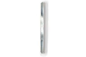 FIXITFLO Spindle Bar Replacement for Door Handle 8mm Plain or Split 100mm 110mm 120mm 130mm 140mm or 150mm Steel Zinc Finish. Pack of 1 (Split 130mm x 8mm)