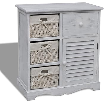 Amazon.de: Anself Kleine Kommode Beistellschrank Sideboard aus Holz mit