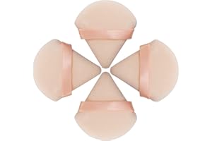 ‎HEYMKGO Dreieck Makeup Puderquaste 4 Stück Powder Puff Triangle Puder Puff Make Up Schwamm Dreieck Für Gepressten Loses Puder Kosmetik Foundation Rouge