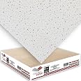 Ceiling Expert ND Fissured Acoustic Ceiling Panels – 595x595mm (8 Pack, White, 12mm, For 600x600 Grid)