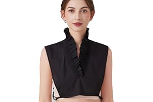 XEPST 1 x kołnierzyk bluzki, stójka, wkładka kołnierza, dekolt w serek, wkładka damska, odpinana połowa koszulki, bluzka, pół fałszywa, odpinany kołnierz, damski top