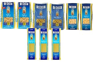 DE CECCO BOX ASSORTIMENTO PASTA DI GRANO DURO 4,5KG - FUSILLI, SPAGHETTI, PENNE RIGATE, RIGATONI, SEDANI RIGATI