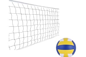 CMLLING Volleyballnetz, Beachvolleyballnetz, tragbares Volleyballnetz für den Hinterhofhof im Freien.