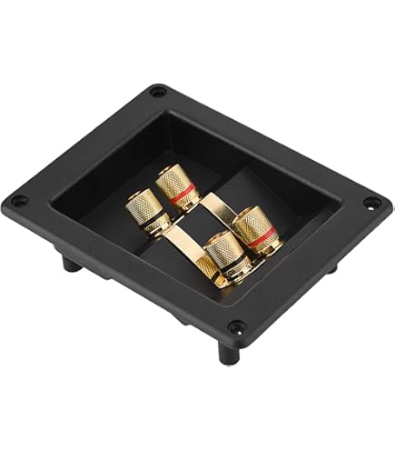 Hifi Lab Wrist clamps 24-k gold plated loudspeaker terminal binding post banana bus audio terminal terminals high-end solderable 4mm gold 4x