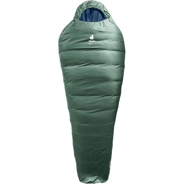 Saco Dormir Deuter Orbit -5°C | Fibra Sintética | Hombre | Talla Regular Castaño/Tinta | Aislamiento 360°