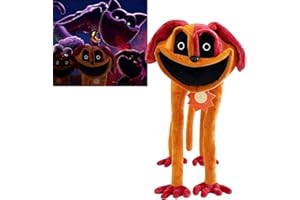 Kouipoie Smiling Critters Plush, 15 cala duże, urocze pluszowe zwierzątko, kociak i pies, prezent wielkanocny dla dzieci i dorosłych, pluszowy (Dog Day)